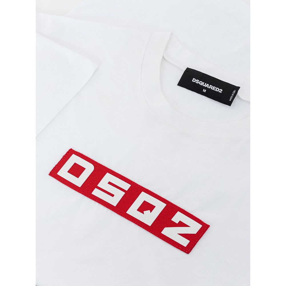 Dsquared² White Cotton T-Shirt