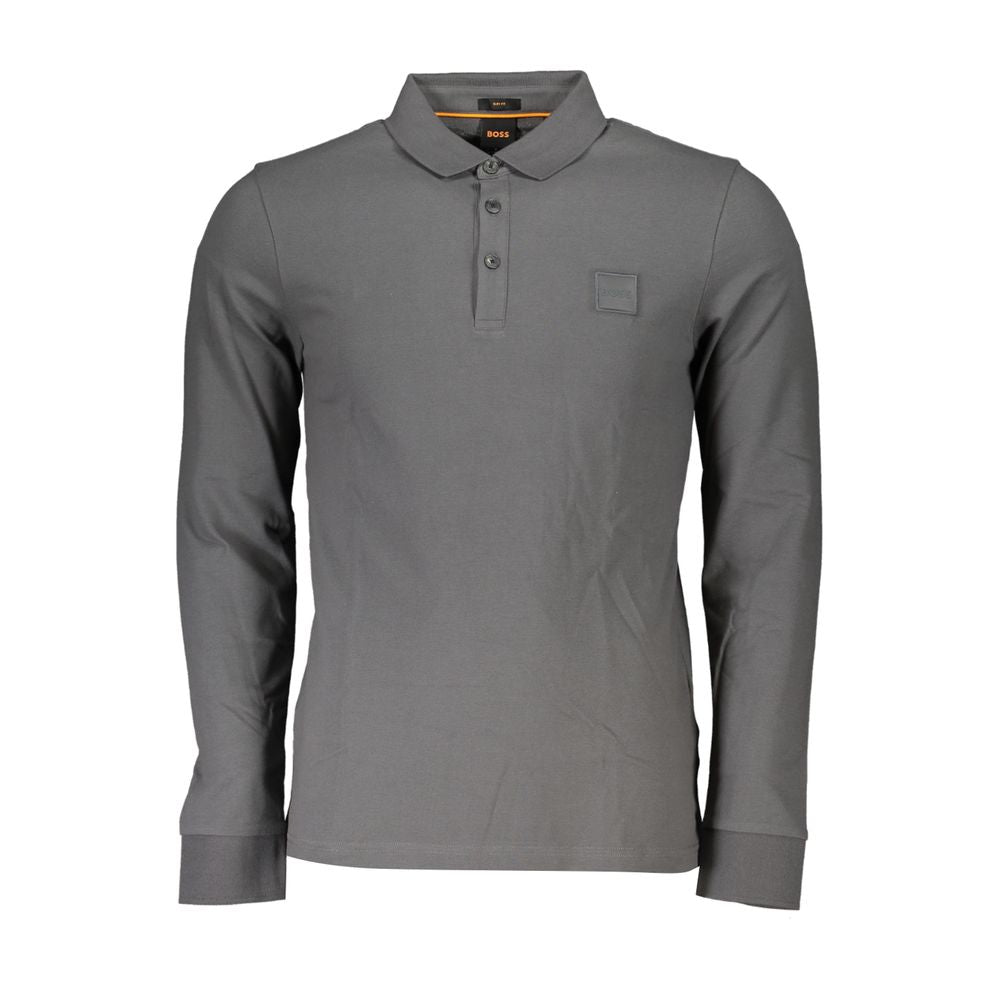 Hugo Boss Sleek Slim Fit Long Sleeved Polo