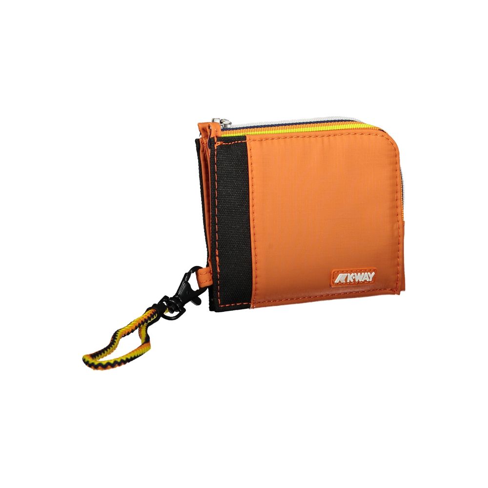 K-WAY Orange Polyamide Wallet