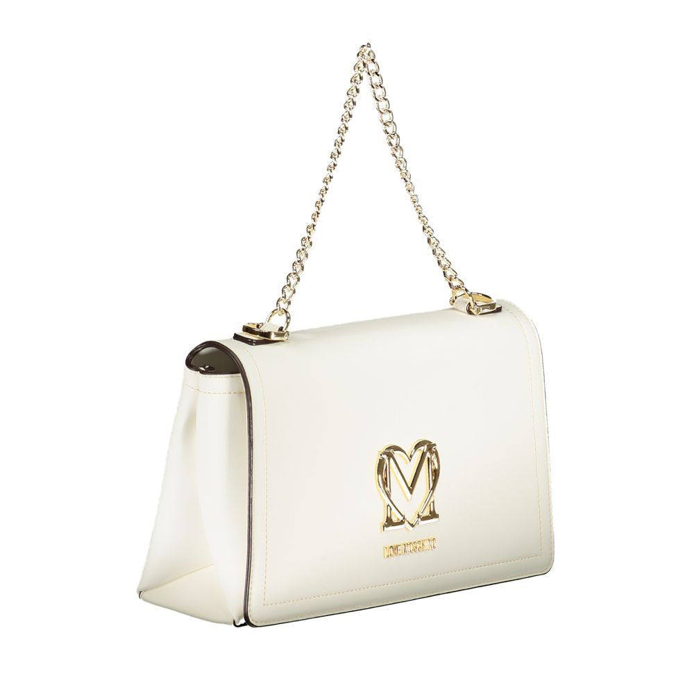 Love Moschino White Polyethylene Handbag