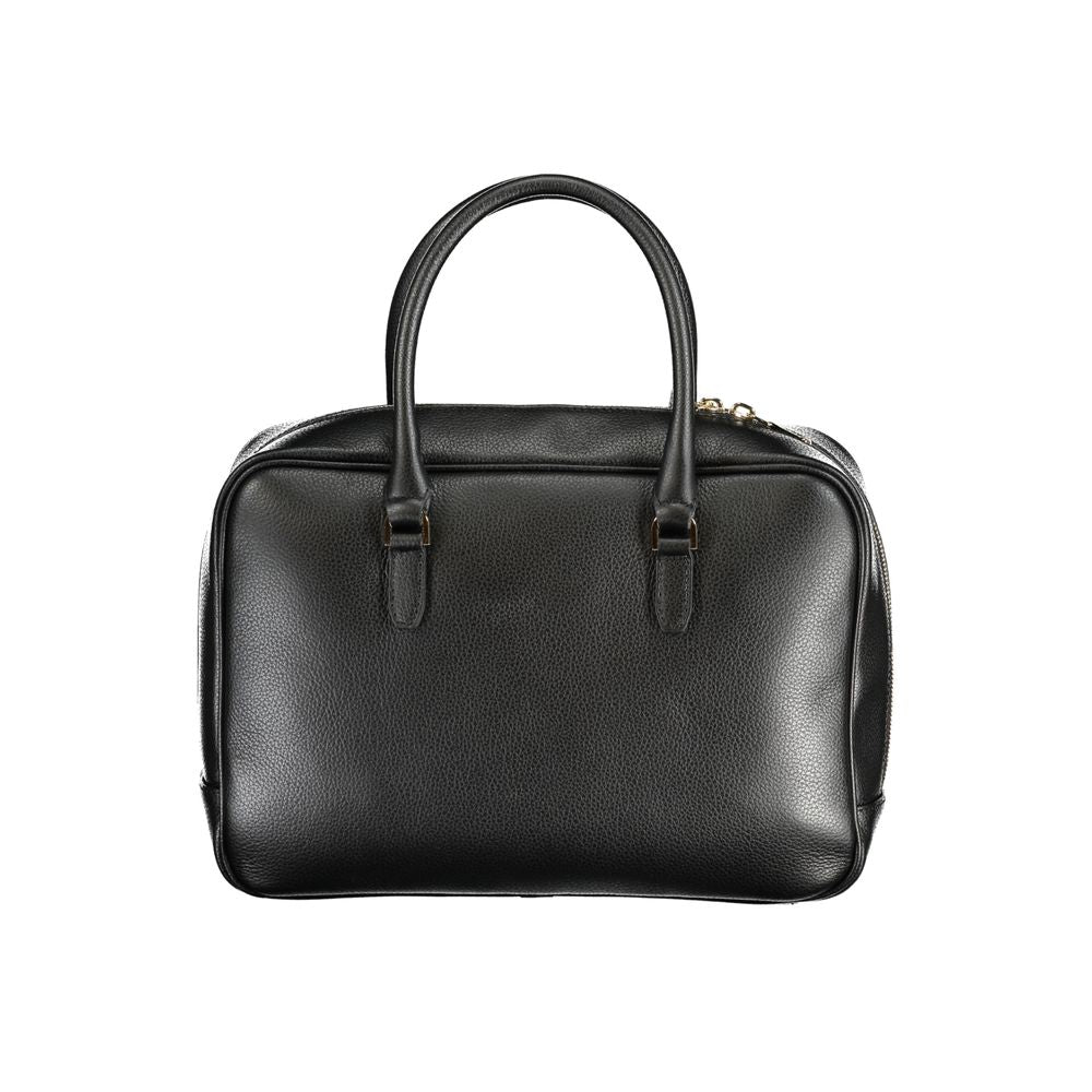 Patrizia Pepe Black Leather Handbag