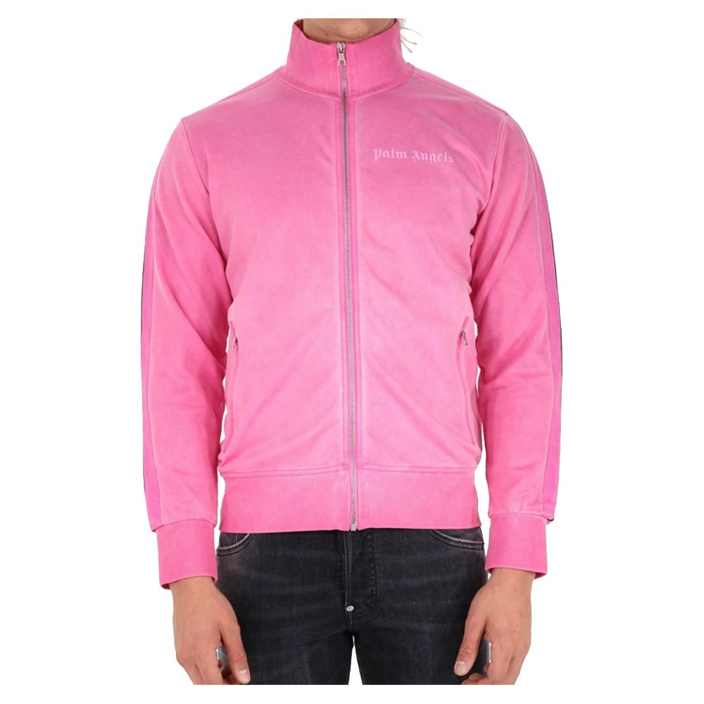 Palm Angels Elegant Pink Nylon Turtleneck Jacket