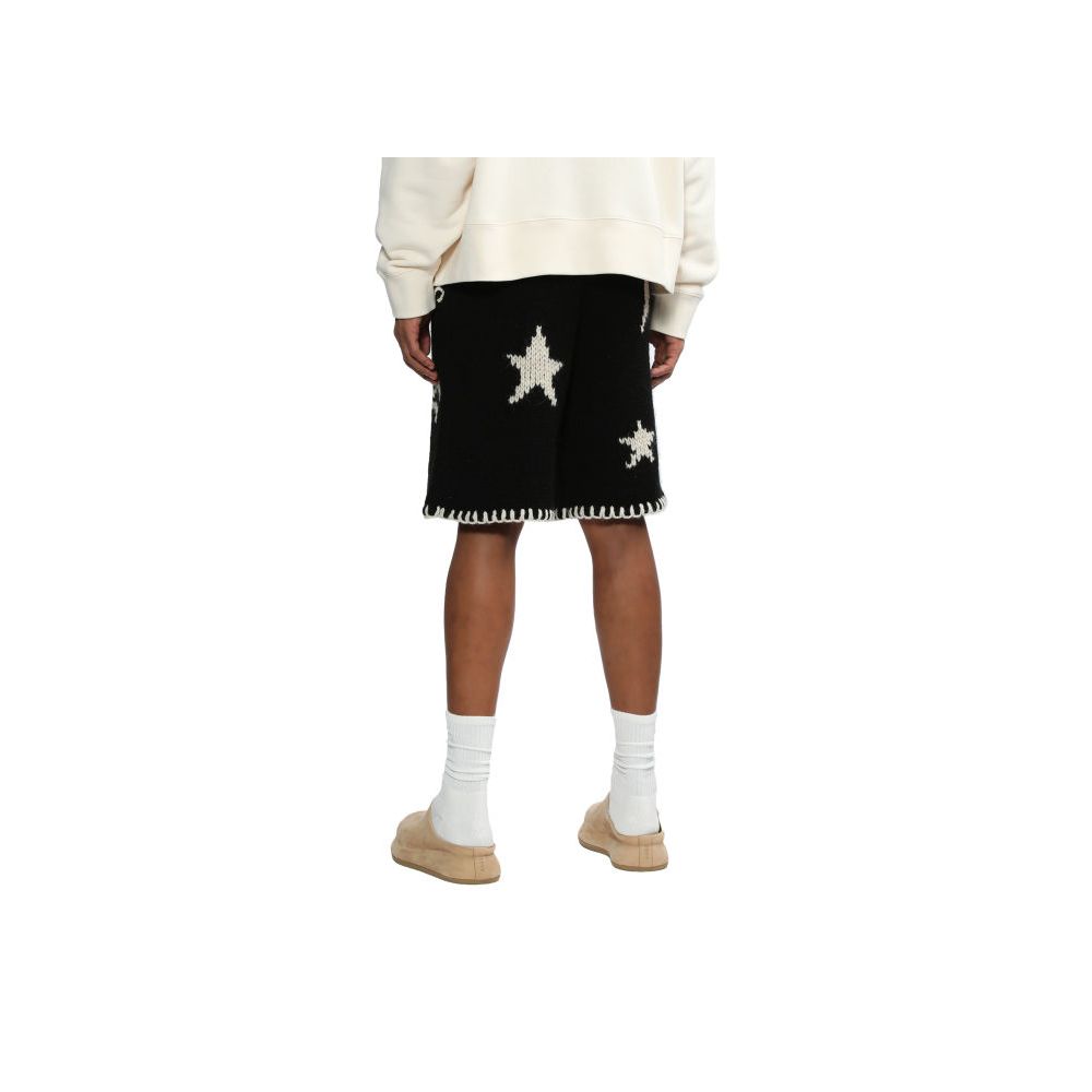 Palm Angels Iconic Oversized Woolen Shorts