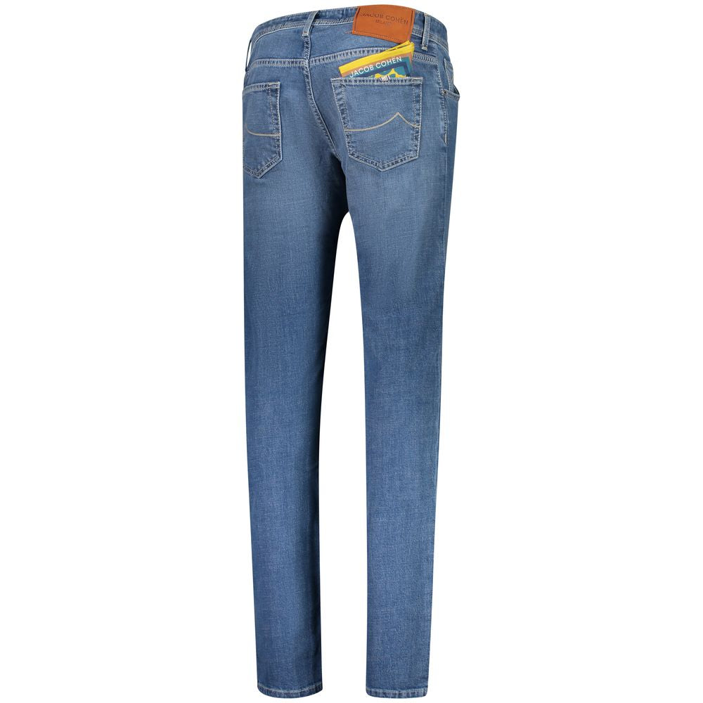 Jacob Cohen Exquisite Light Blue Stretch Denim Jeans