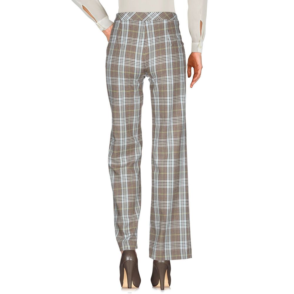 Patrizia Pepe Chic Tartan Print Trousers