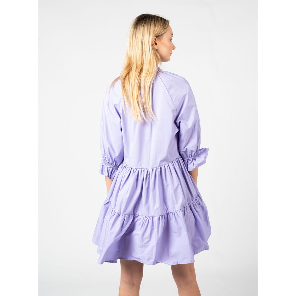 Pinko Purple Cotton Dress