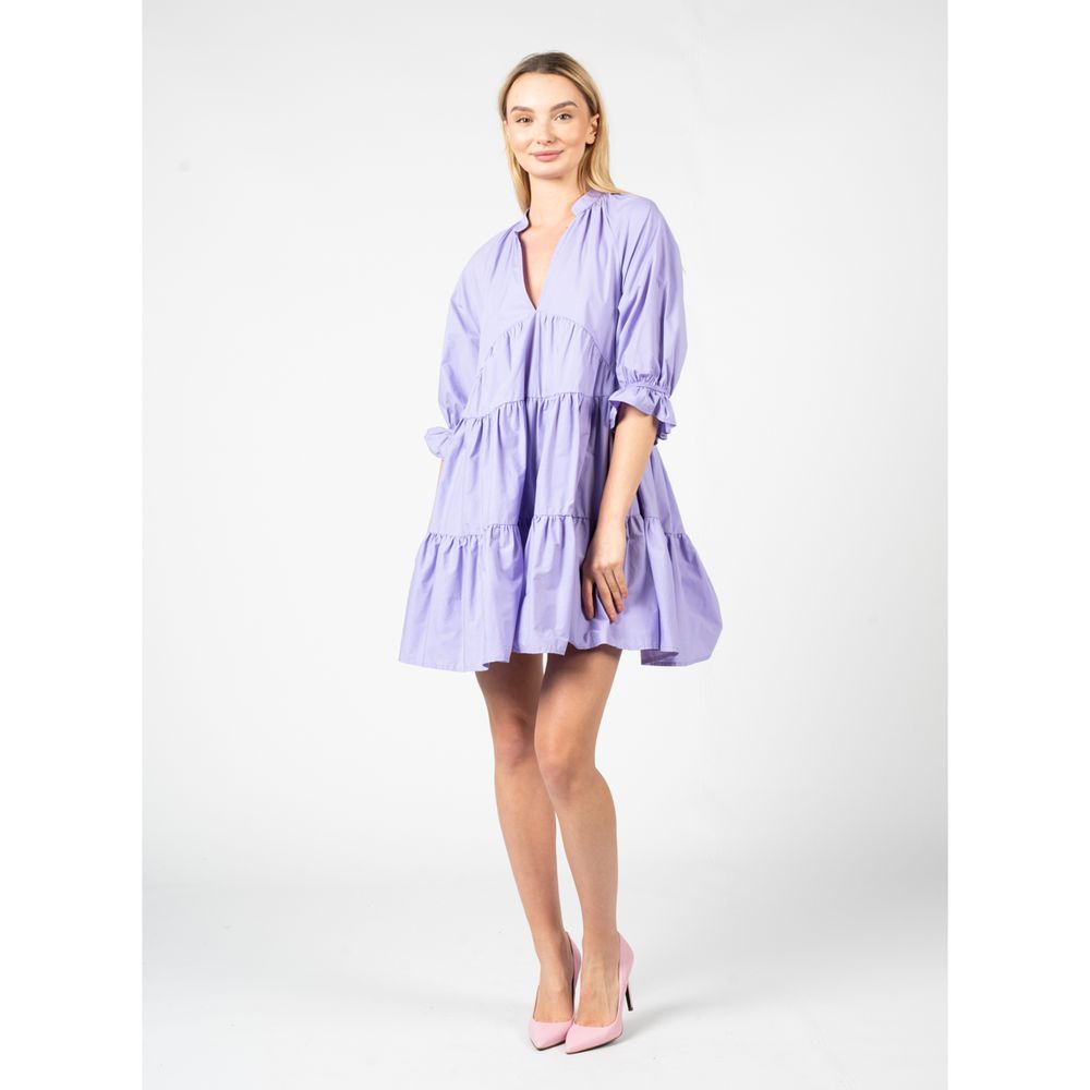 Pinko Purple Cotton Dress