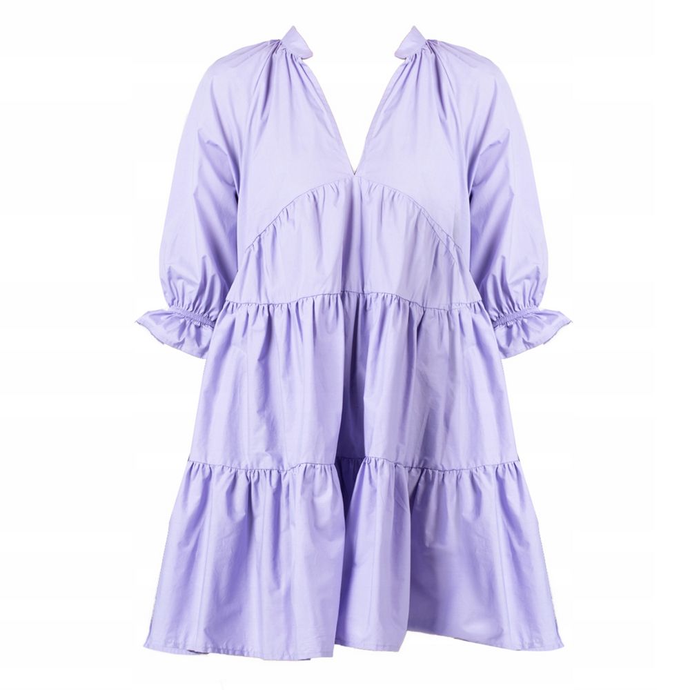 Pinko Purple Cotton Dress