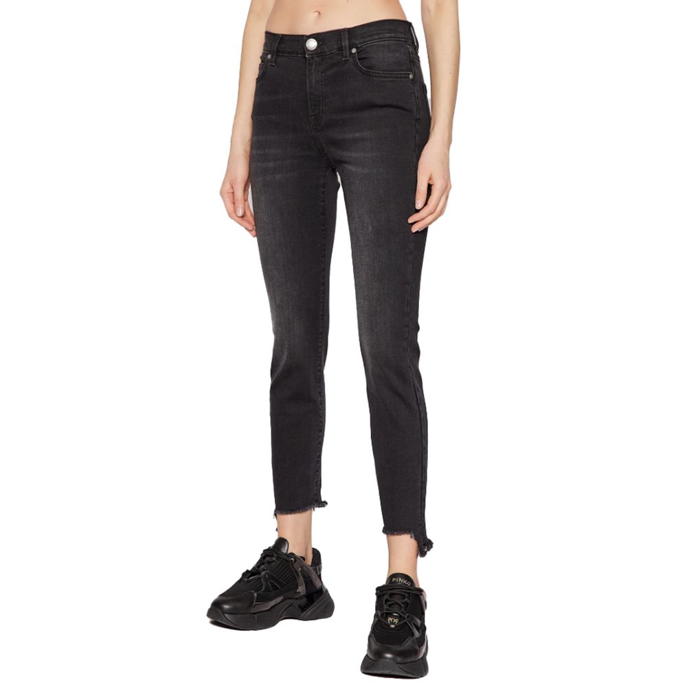 PINKO Black Cotton Jeans & Pant