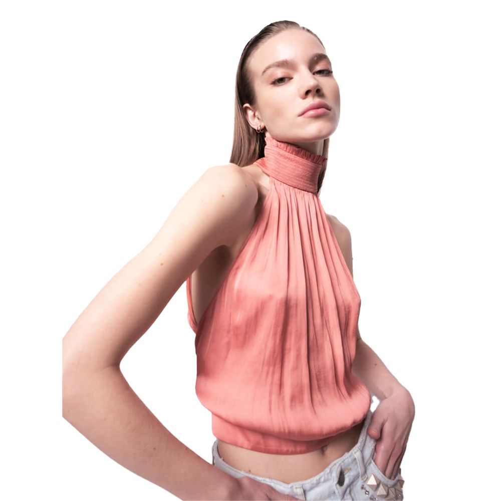 PINKO Pink Polyester Tops & T-Shirt