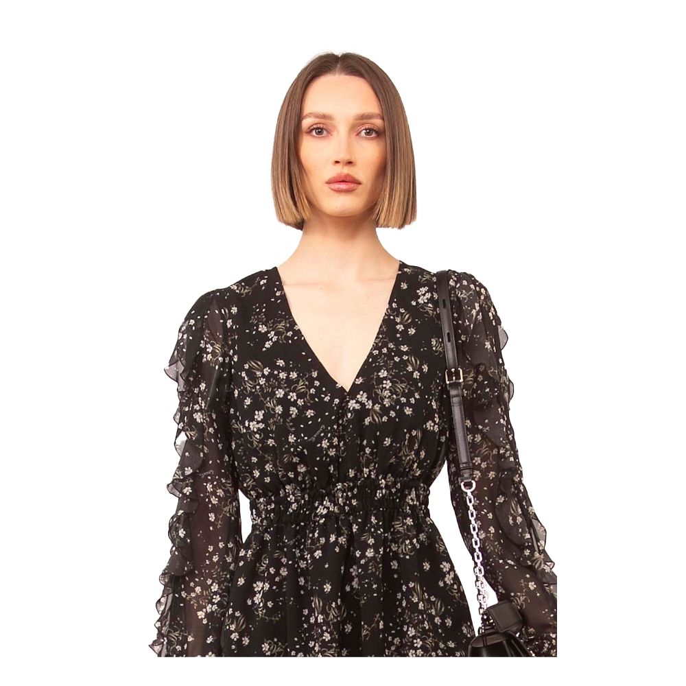 Patrizia Pepe Black Polyester Dress