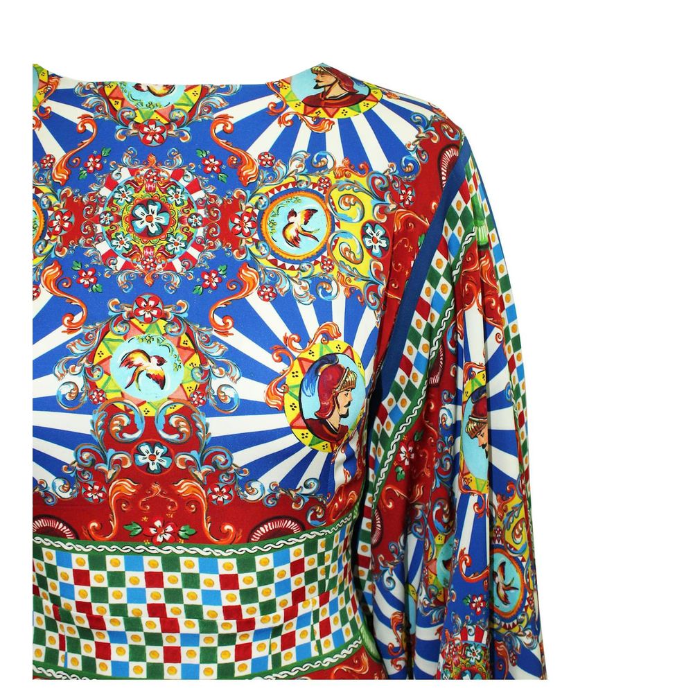 Dolce & Gabbana Multicolor Silk Dress