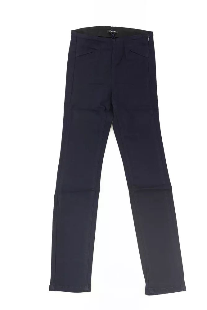 Jacob Cohen Elegant Side-Zip Jeggings in Chic Blue