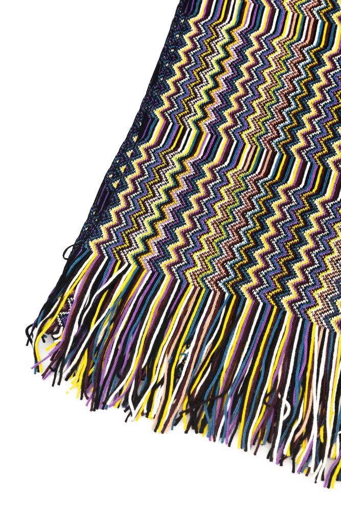 Missoni Geometric Fantasy Fringed Scarf