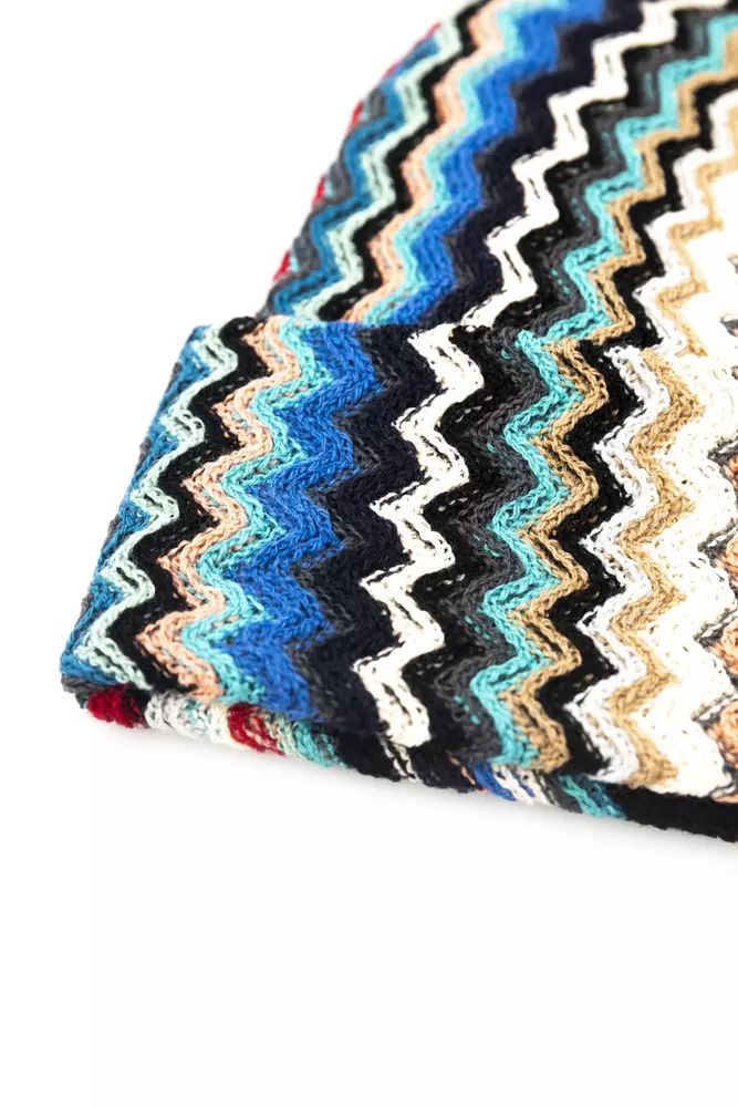 Missoni Geometric Fantasy Multicolor Wool Blend Hat