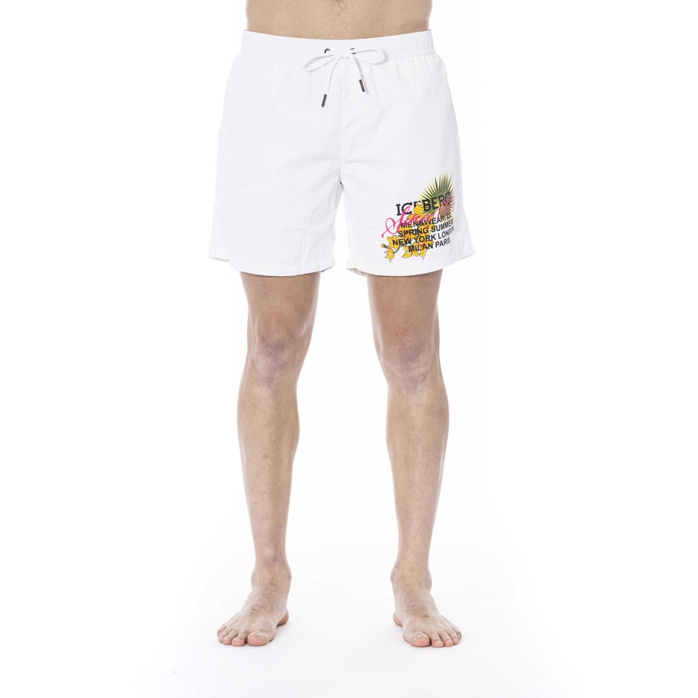 Iceberg White Polyester Swimwear