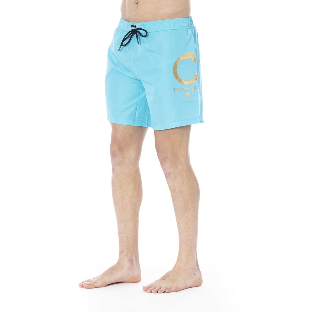 bg-app Light Blue Polyester Swimwear