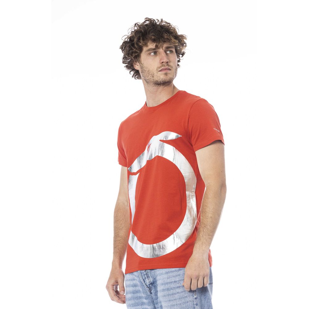 bg-app Red Cotton T-Shirt