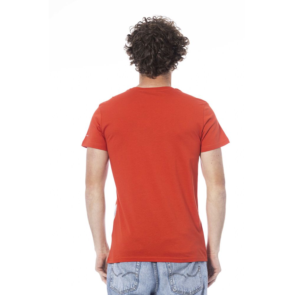 bg-app Red Cotton T-Shirt