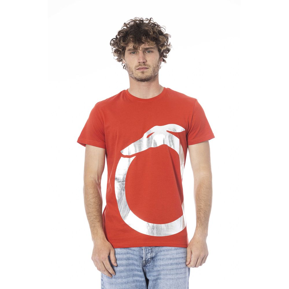 bg-app Red Cotton T-Shirt