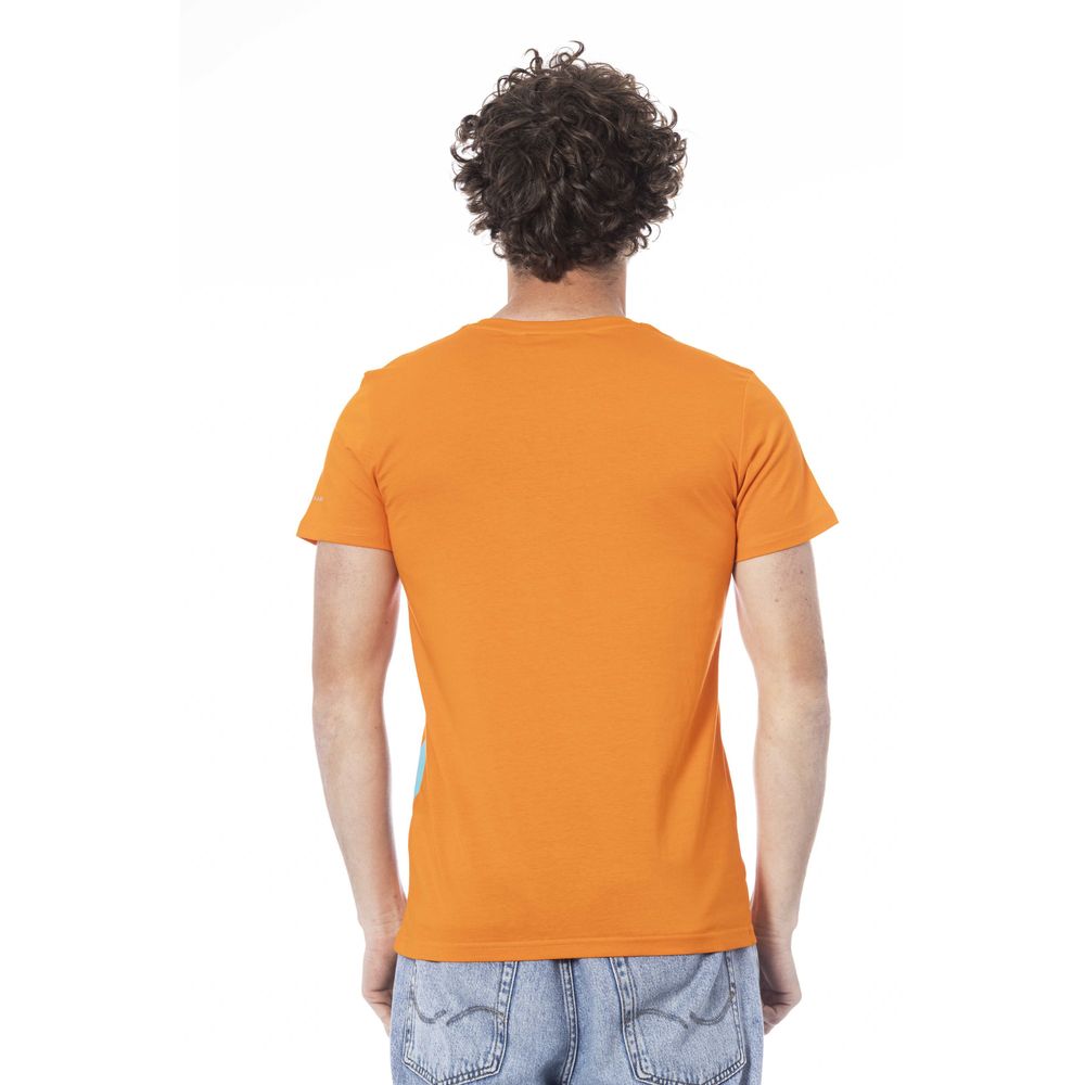 bg-app Orange Cotton T-Shirt