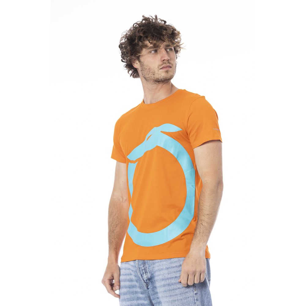 bg-app Orange Cotton T-Shirt