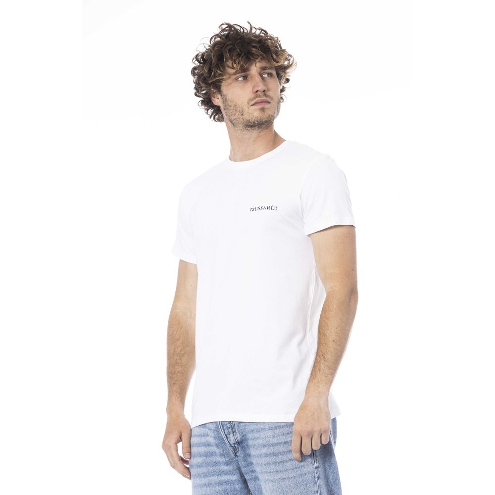 bg-app White Cotton T-Shirt