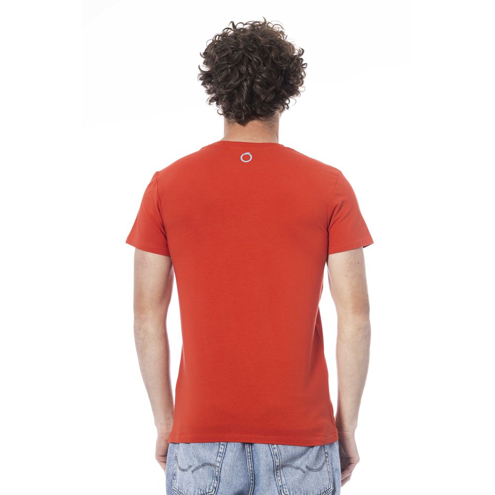 bg-app Red Cotton T-Shirt