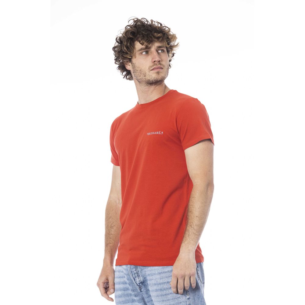 bg-app Red Cotton T-Shirt