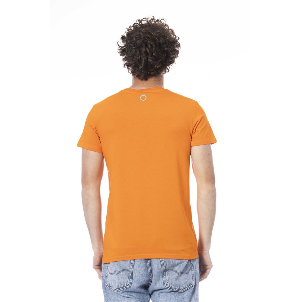 bg-app Orange Cotton T-Shirt