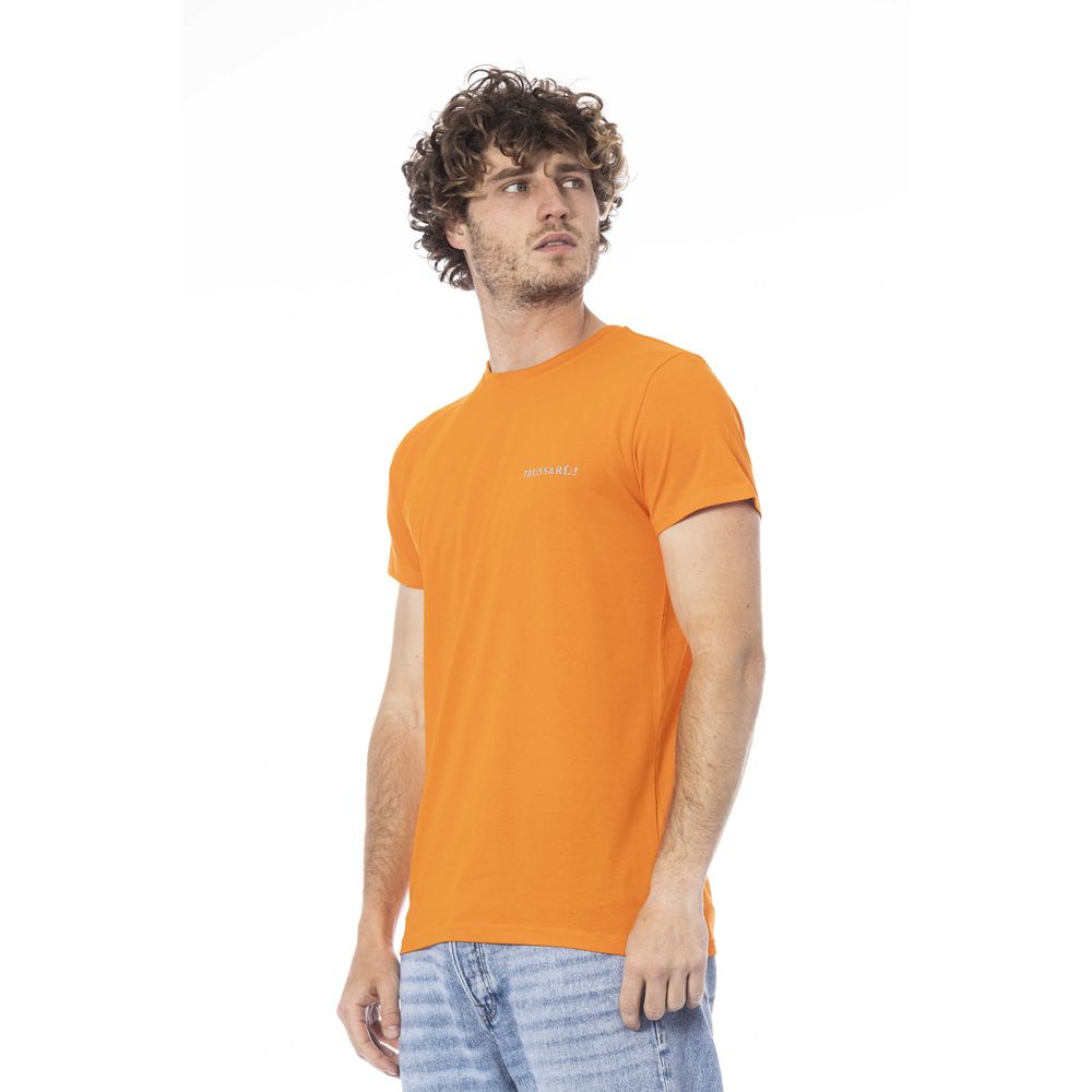 bg-app Orange Cotton T-Shirt