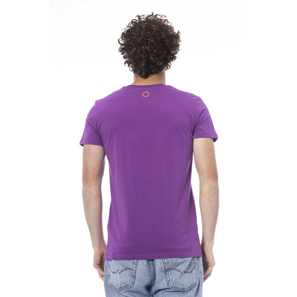 bg-app Purple Cotton T-Shirt