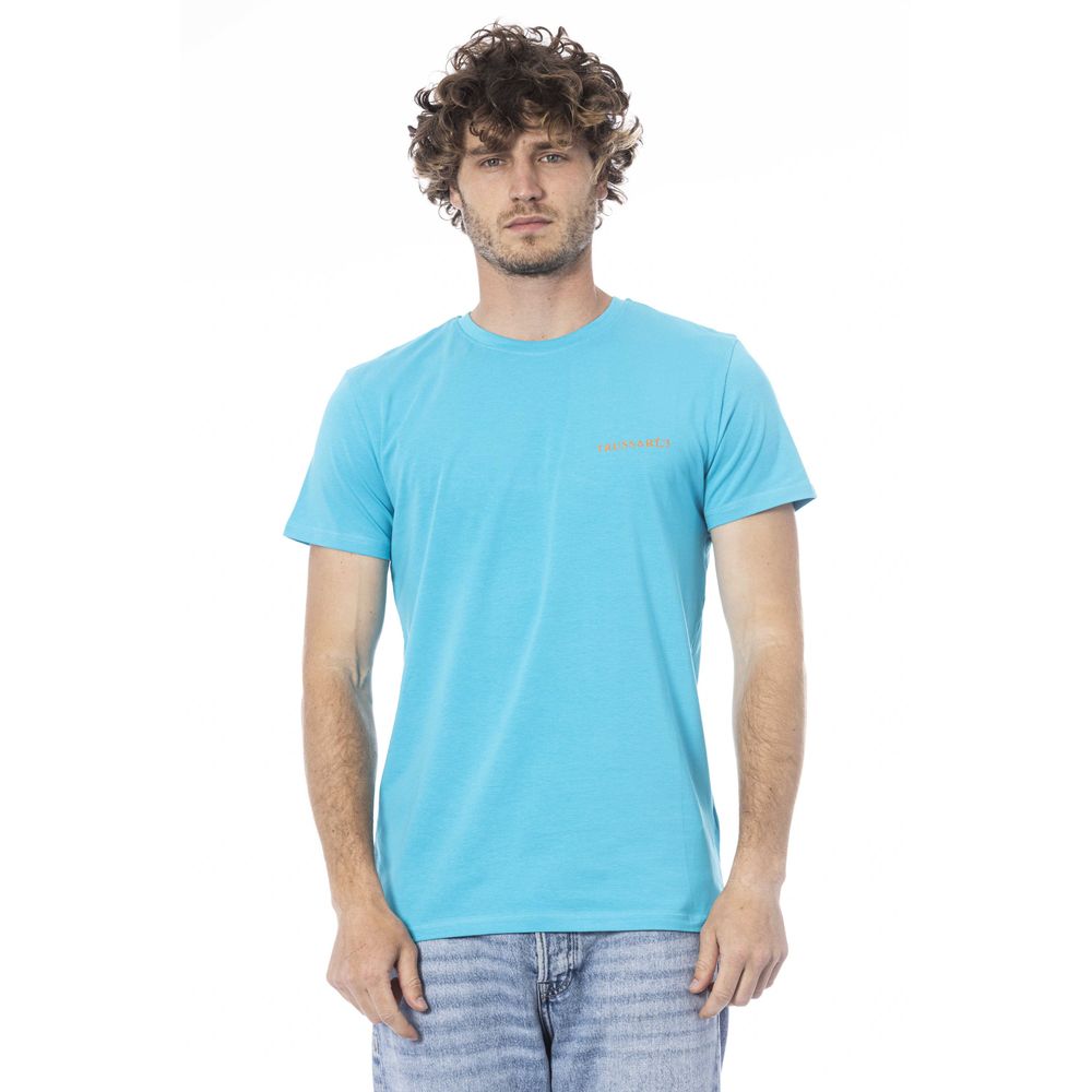 bg-app Light Blue Cotton T-Shirt