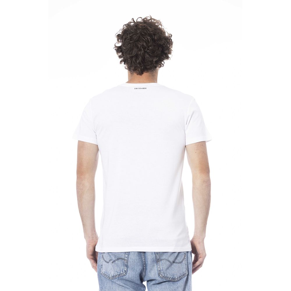 bg-app White Cotton T-Shirt