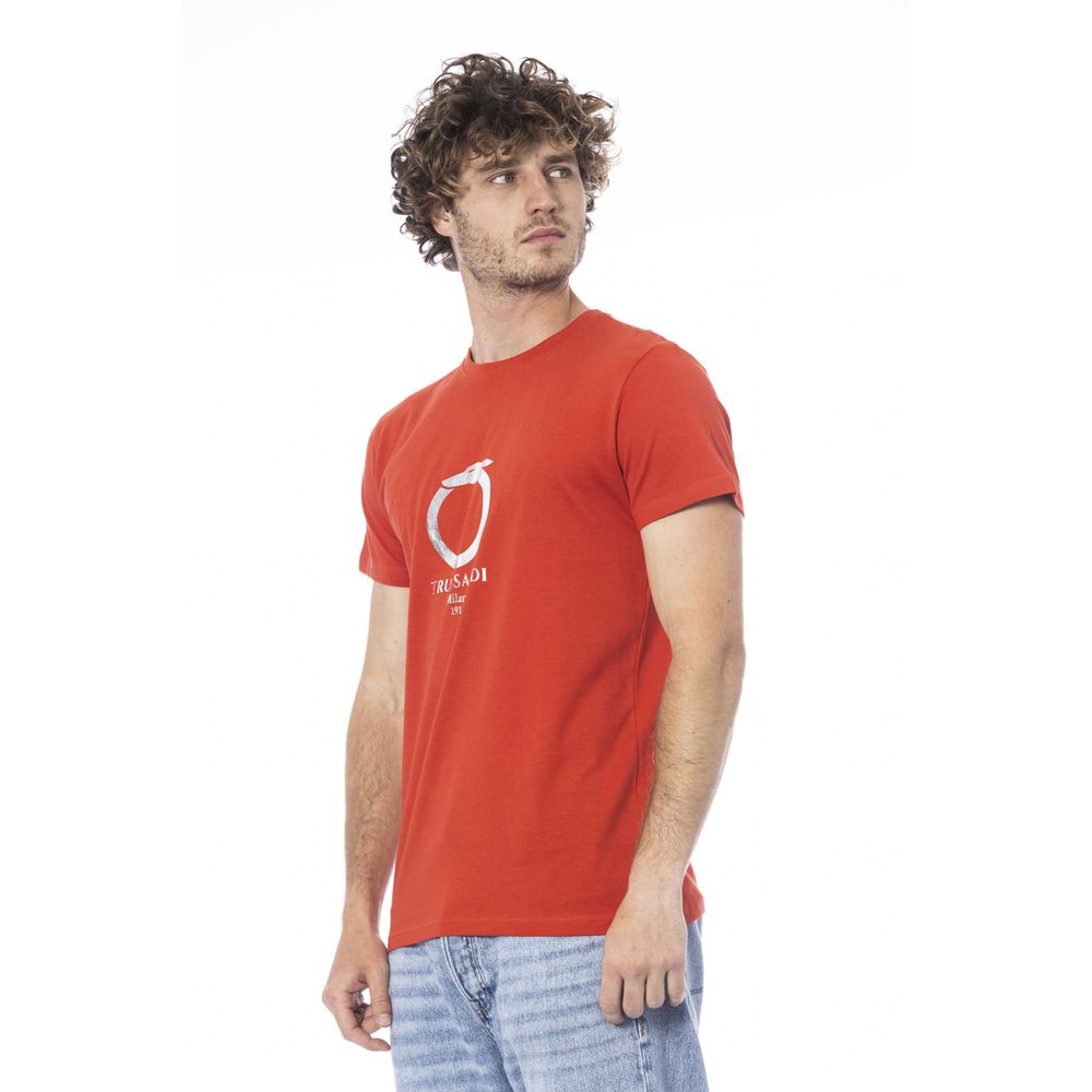 bg-app Red Cotton T-Shirt