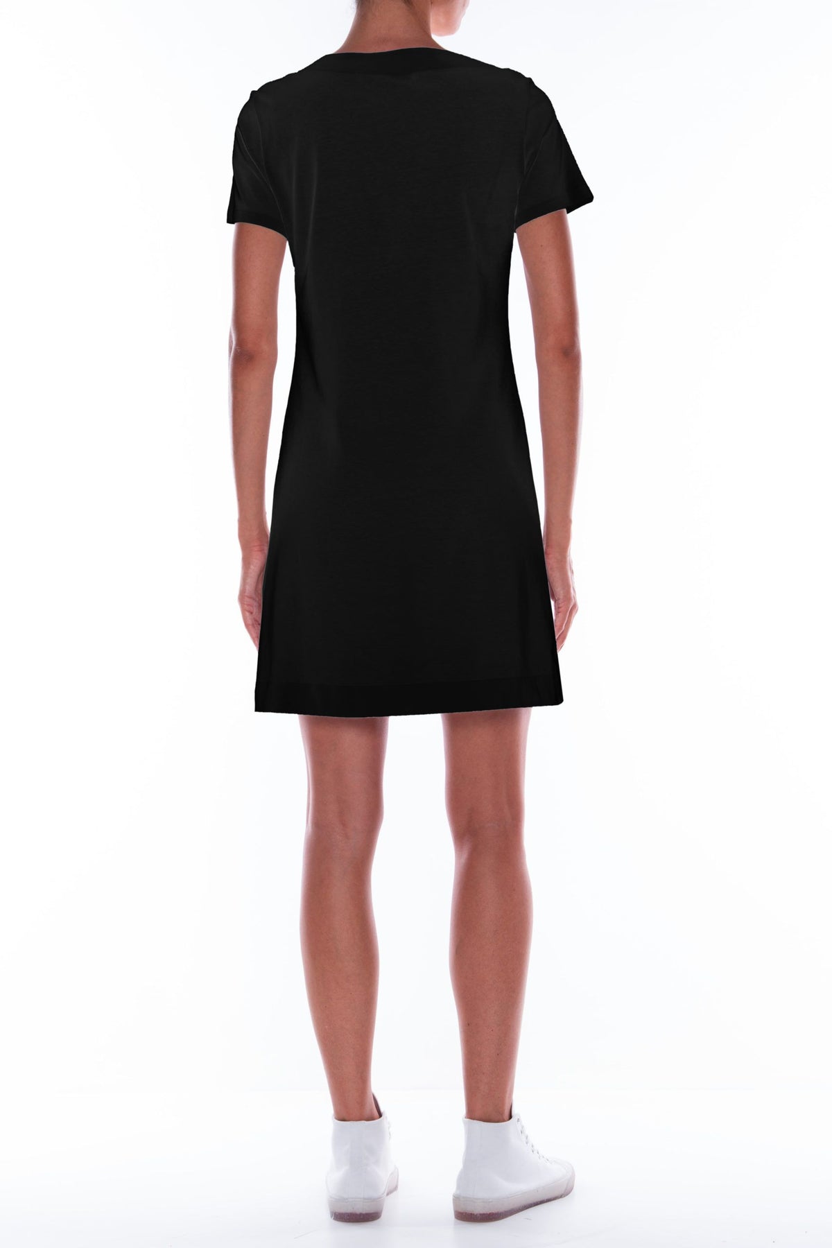 Love Moschino Chic Logo Cotton T-shirt Dress