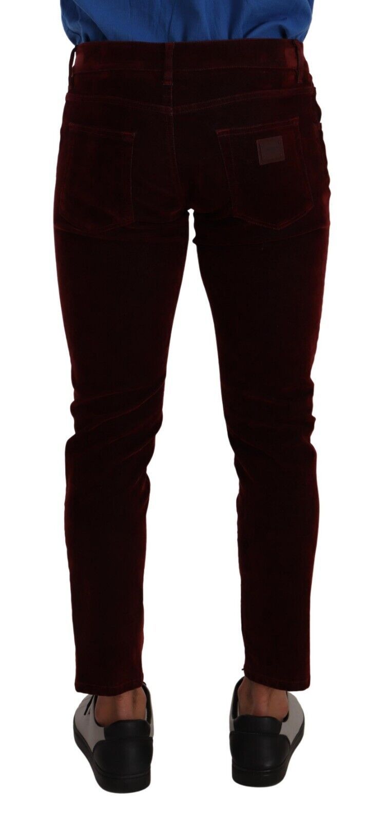 Dolce & Gabbana Bordeaux Slim Fit Skinny Jeans