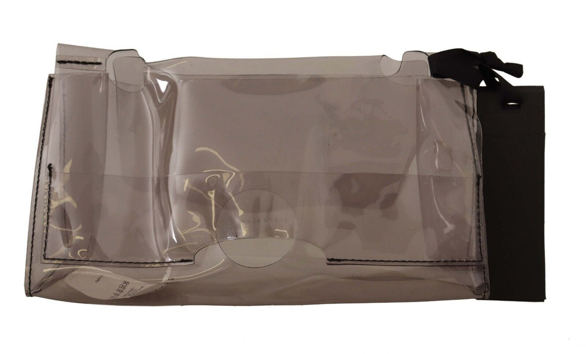 Pinko Chic Transparent Clutch for Evening Elegance