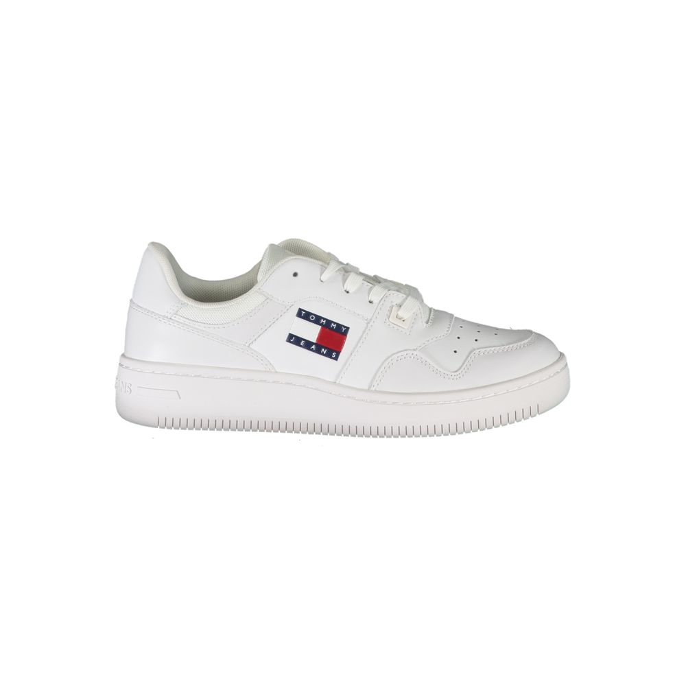 Tommy Hilfiger White Polyester Sneaker