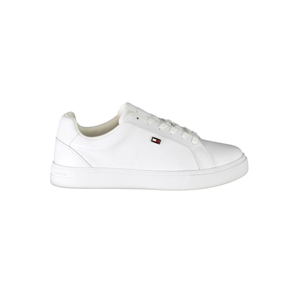 Tommy Hilfiger White Polyester Sneaker