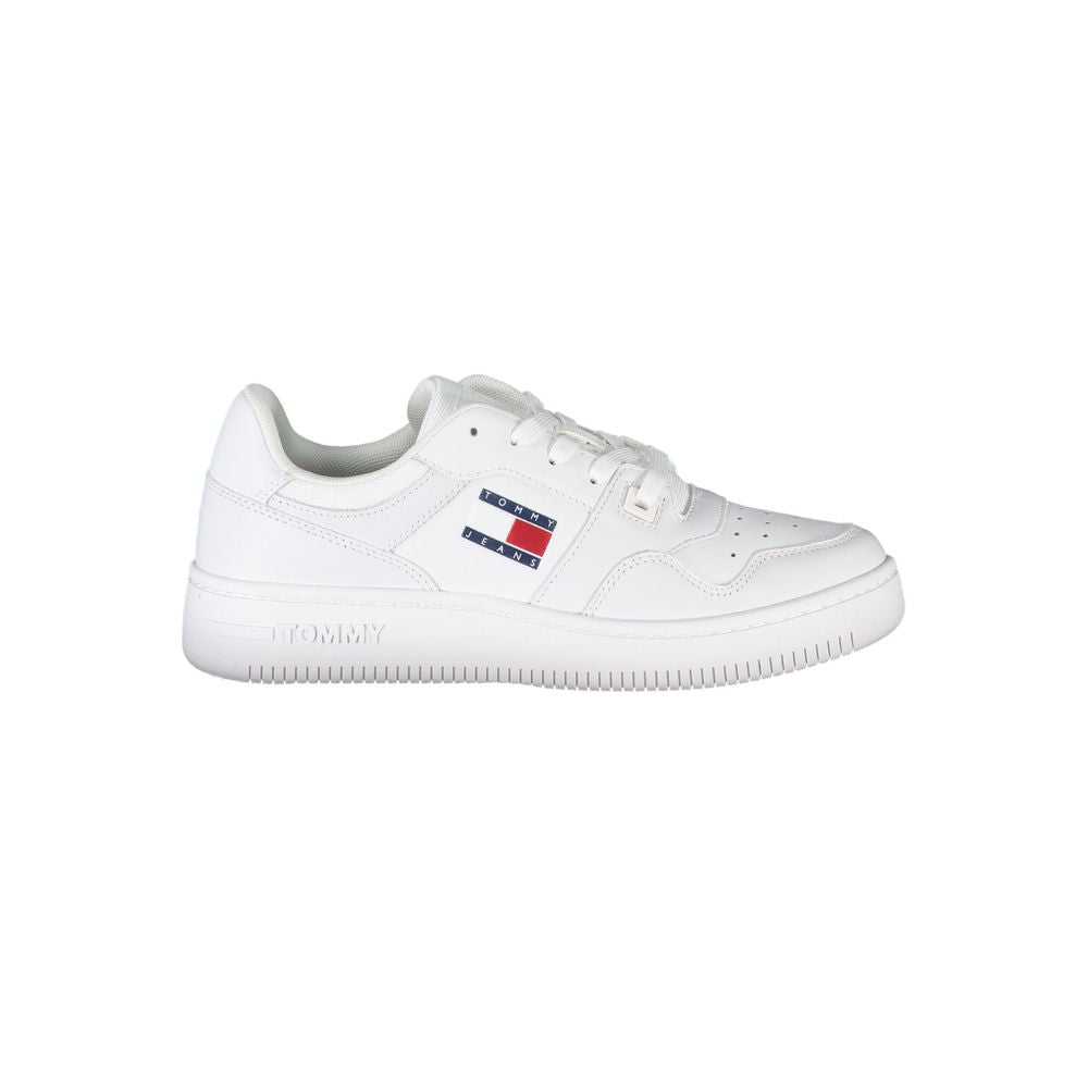 Tommy Hilfiger White Polyester Sneaker