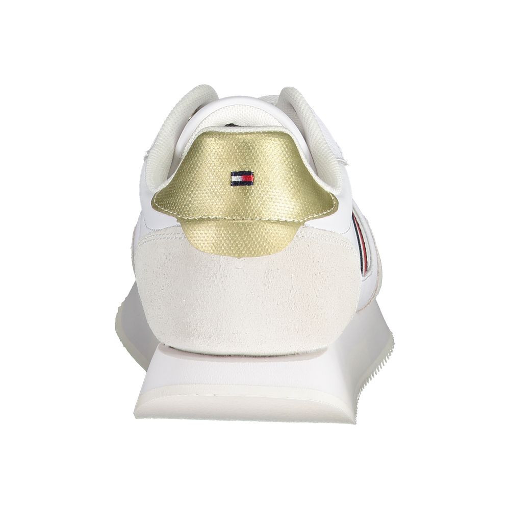 Tommy Hilfiger White Polyester Sneaker