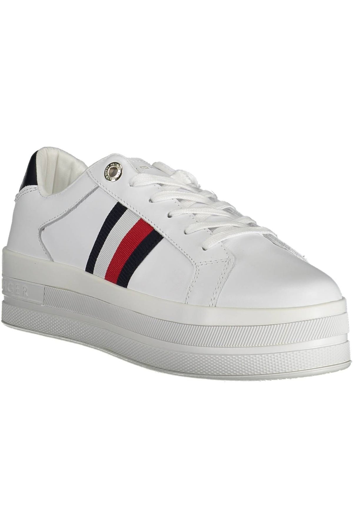 Tommy Hilfiger White Polyester Sneaker