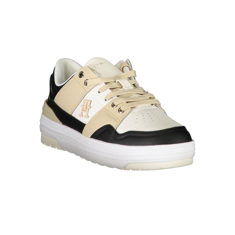 Tommy Hilfiger White Polyester Sneaker