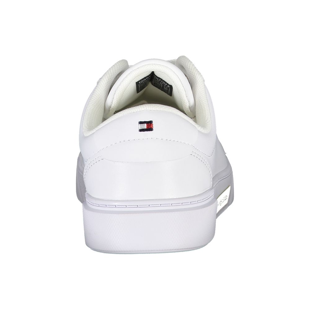 Tommy Hilfiger White Polyester Sneaker