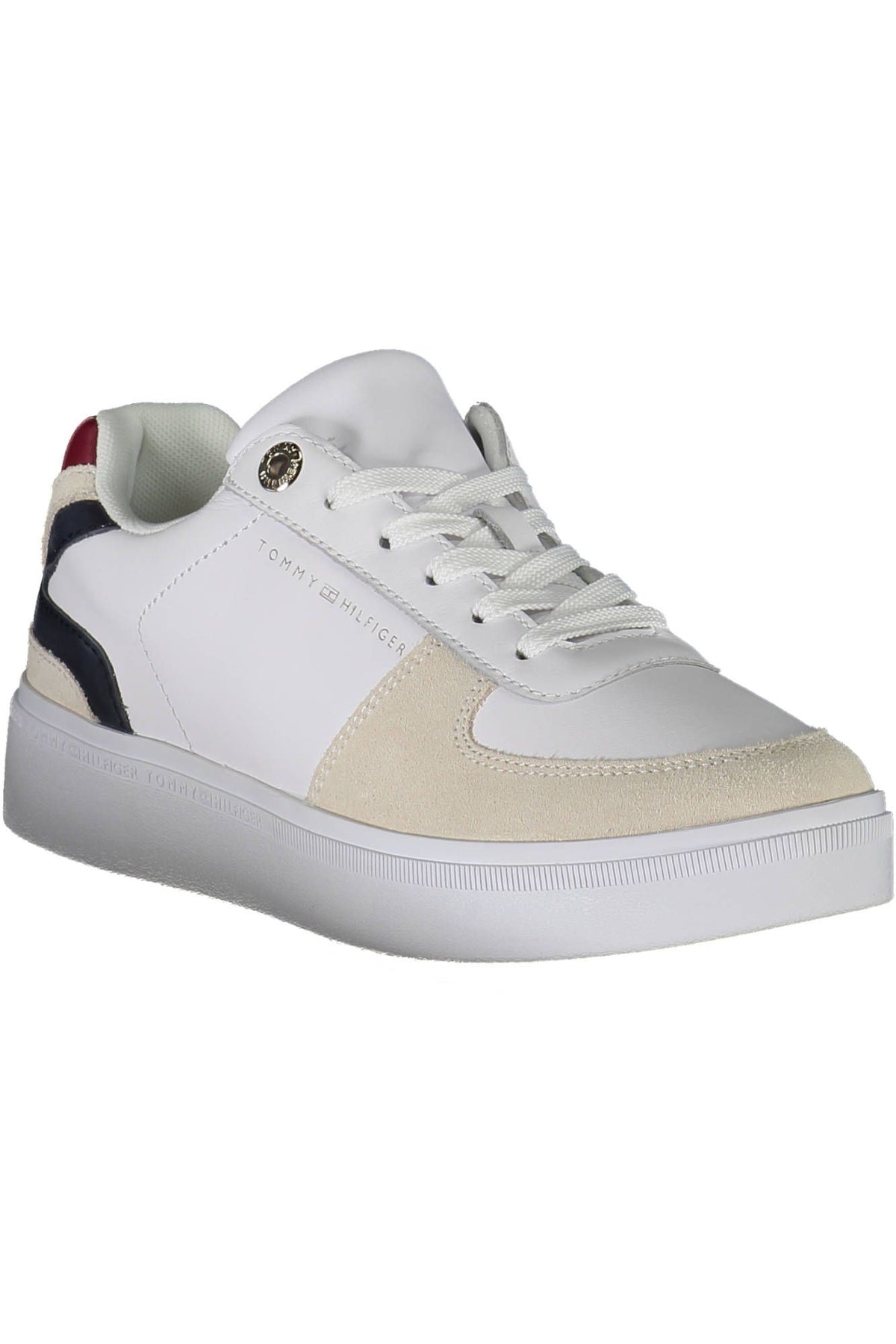 Tommy Hilfiger White Polyester Sneaker