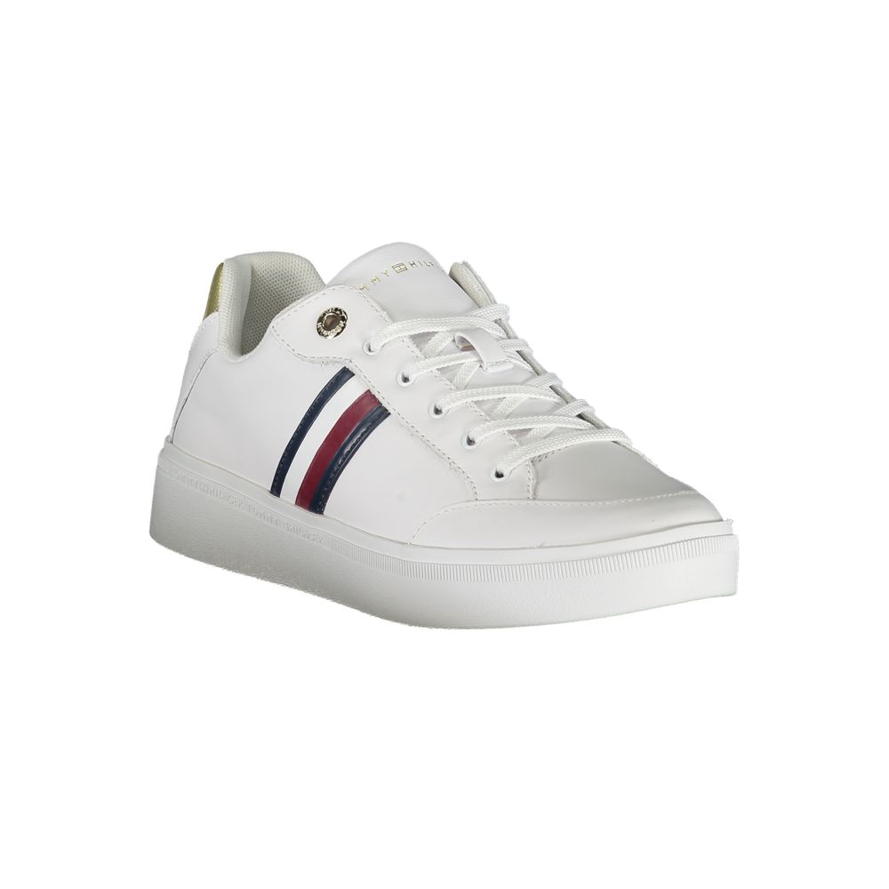 Tommy Hilfiger White Polyester Sneaker