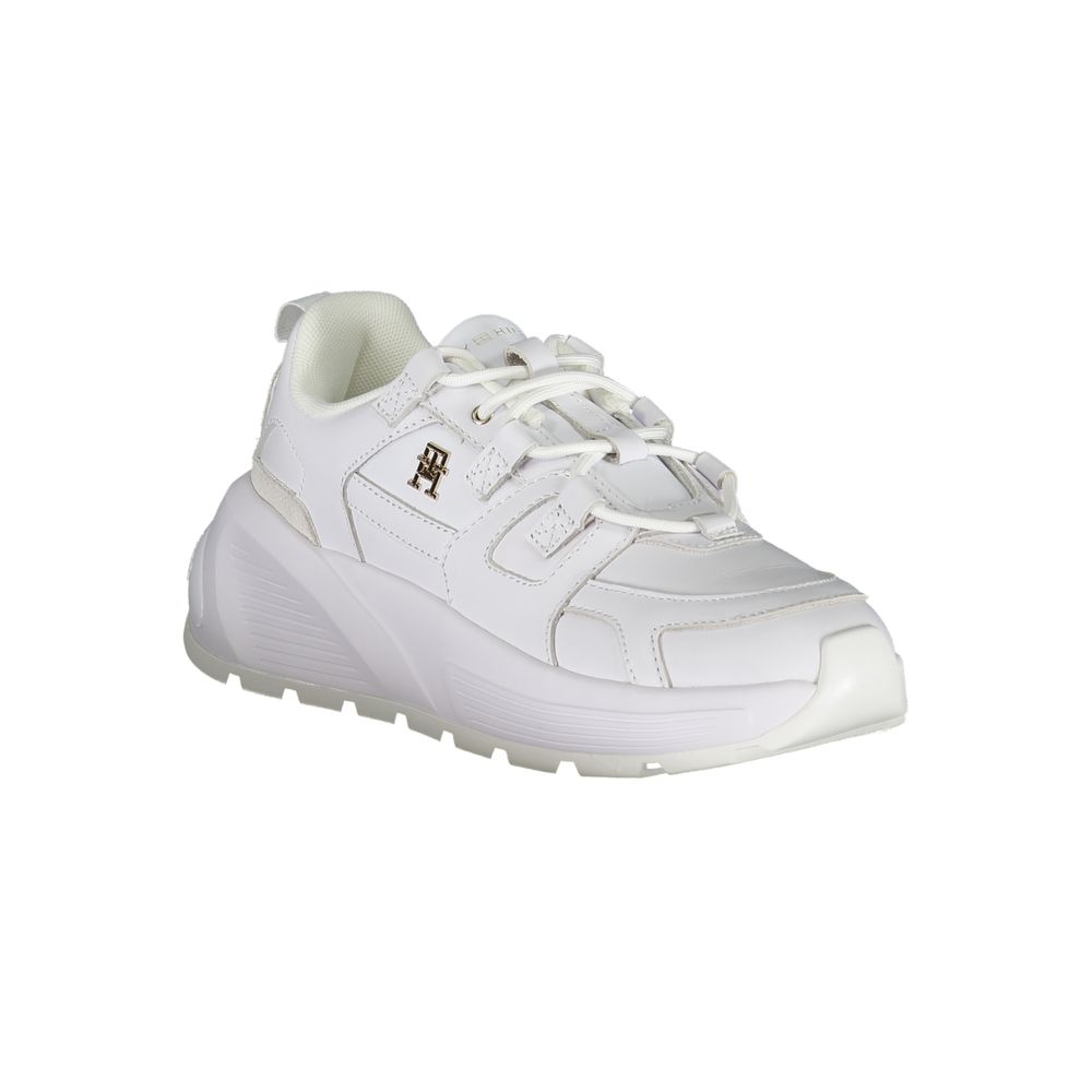 Tommy Hilfiger White Polyester Sneaker