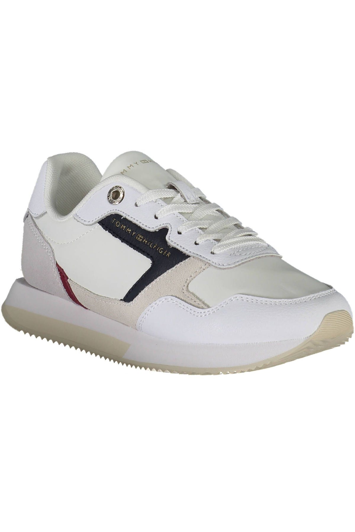 Tommy Hilfiger White Polyester Sneaker