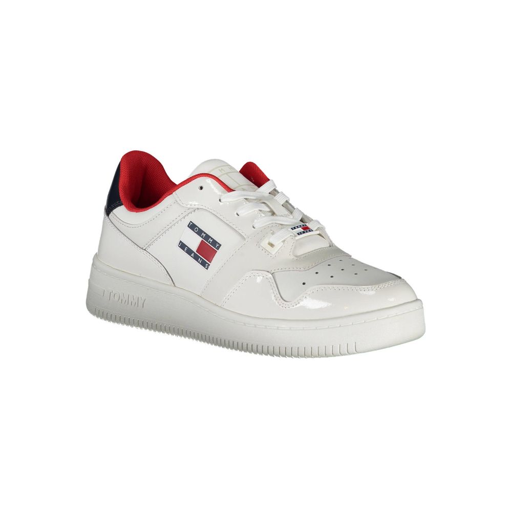 Tommy Hilfiger White Polyester Sneaker